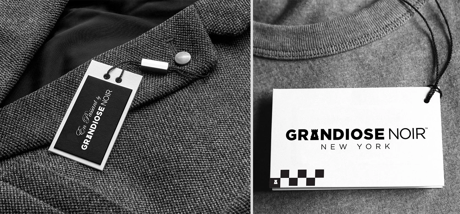 Grandiose Noir — Brand system / tags